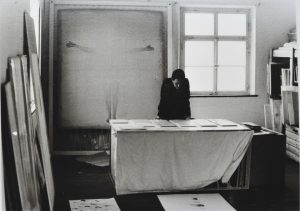 1983 Studio visit, Susanne Granzer 