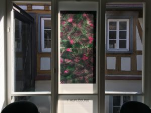 Fensterseite: Foliengalerie, Echinacea-Prozess. 1. Auflösung, Foto: KUNST KLOSTER